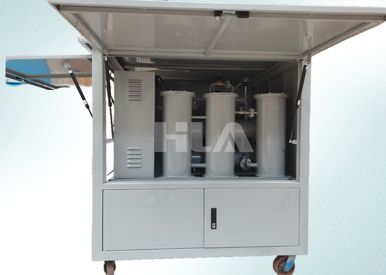 তিন পর্যায়ের ট্রান্সফরমার তেল ফিল্টার মেশিন PLC সম্পূর্ণ স্বয়ংক্রিয় নিয়ন্ত্রণ বৈশিষ্ট্যযুক্ত